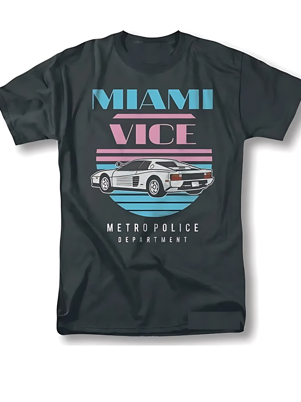 Miami Vice Shirt Classic TV Series Retro Graphic Design T-Shirt 90